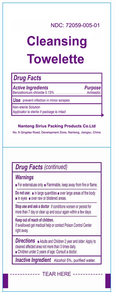 1 (72059 005 01 Cleansing Towelette)